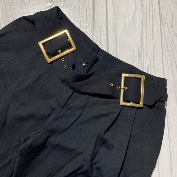 ❣️CLEAROUT❣️ Dolce & Gabbana Cuffed Paper Bag Pants - Picture 2 of 7